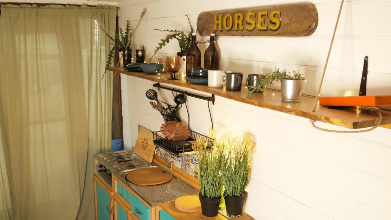 Quirky Vintage Horsebox Conversion With Stunning Views Of Ardingly Reservoir バルカム エクステリア 写真